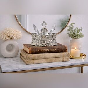 Illumination Decor Crown – Crystal Light Crown, Radiant Statement